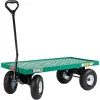 Farm Tuff Plastic Deck Wagon With Pneumatic Tires