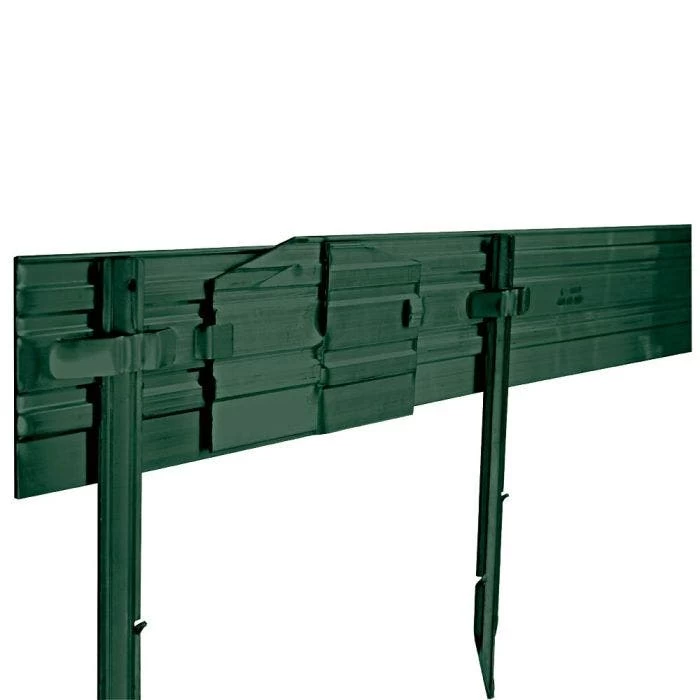 Permaloc Cleanline Aluminum Landscape Edging Green Duraflex - 240' Kit (15 16' Sections, Includes 75 Stakes) 1 Permaloc Cleanline Aluminum Landscape Edging Green Duraflex - 240' Kit (15 16' Sections, Includes 75 Stakes)