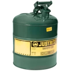 Saftey Gas Can Type 1 Green Oil Based Fuels 5 Gal