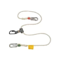2-in-1 Buckingham Safety Lanyard With Eye-to-Eye Prusik, 10ft Length