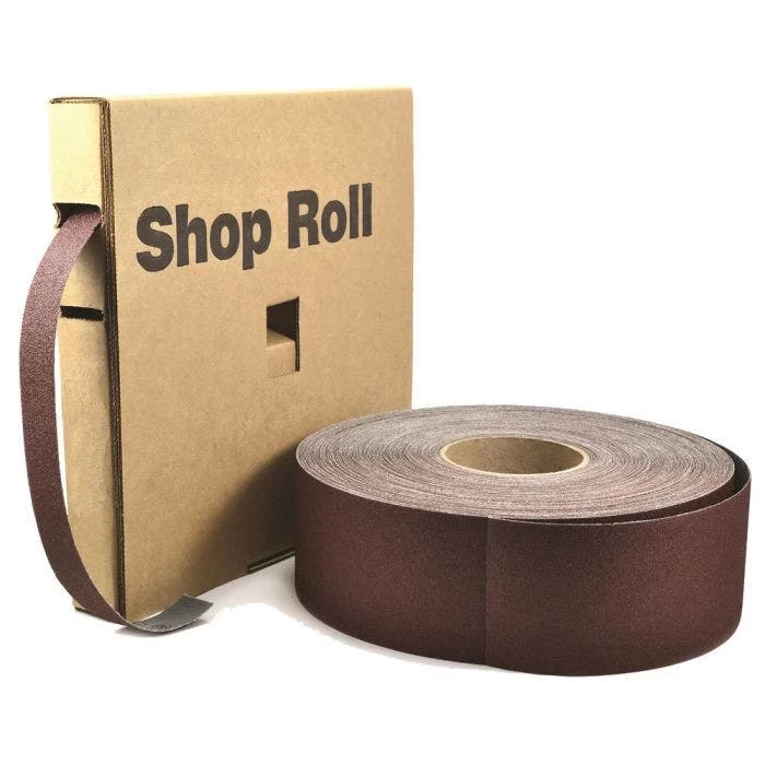 SHUR-KUT; 80-Grit Coated Shop Roll, 2-Inch Width 1 SHUR-KUT; 80-Grit Coated Shop Roll, 2-Inch Width