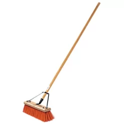 Leonard 18-Inch Heavy-Duty Push Broom With Hardwood Handle -Beautiful Garden 1318 2