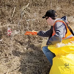 Clean Up Bag 18in Diameter With Shoulder Strap -Beautiful Garden 18lb 5