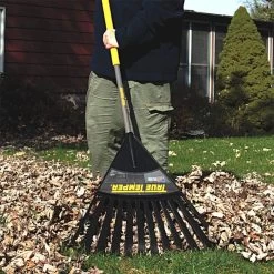 Clog-Free Poly Leaf Rake -Beautiful Garden 1906300 2 1