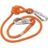 Safety Lanyard Adjustable Double Braided Rope With Locking Snaps