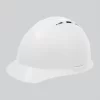Safety Helmet Vented W/Access Slots 4-Point Mega Ratchet Suspn White