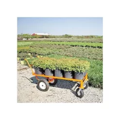 Leonard Push-Style 4-Wheeled Nursery Cart With 2-Foot X 5-Foot Deck And Pneumatic Tires 17 Leonard Push-Style 4-Wheeled Nursery Cart With 2-Foot X 5-Foot Deck And Pneumatic Tires -Beautiful Garden 2460fw 8