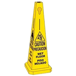 25-Inch Bilingual Wet Floor Cone