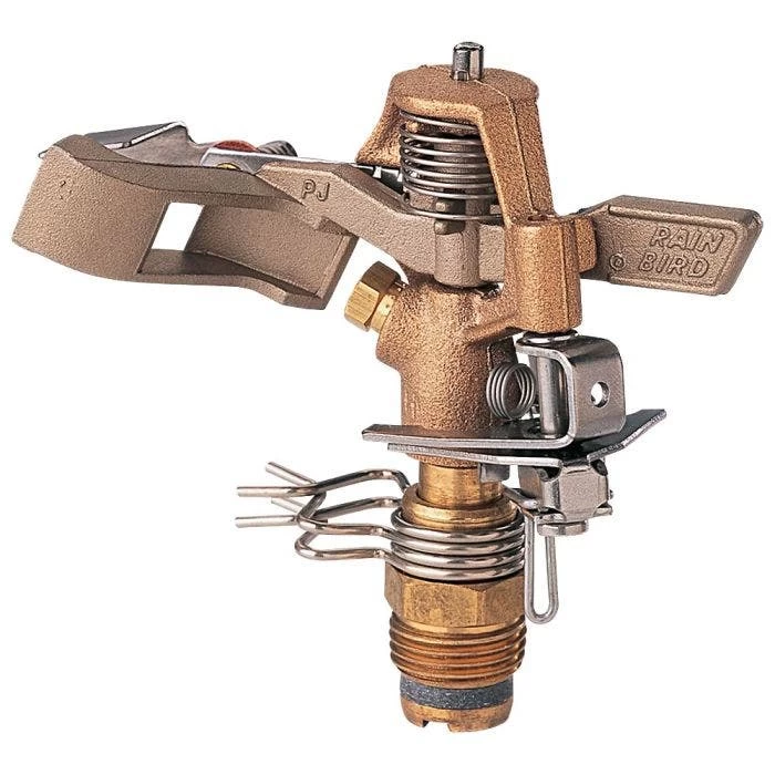 Rainbird Brass Impulse Sprinkler Head 1/2in 1 Rainbird Brass Impulse Sprinkler Head 1/2in