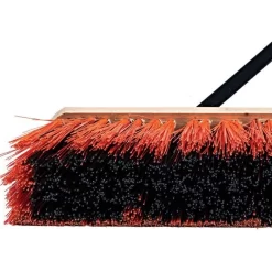 Leonard Dual-Bristle Push Broom, 30-Inch Wide Block With Steel Handle -Beautiful Garden 2630 3