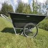 Muller's Original Smart Cart, Black 12 Cu. Ft. Tray With 20" Spoke Wheels