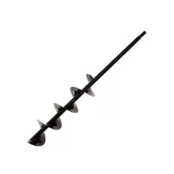 Auger, 3in Diameter, 1/2 Hex Drive, 24in With 12 In Flight