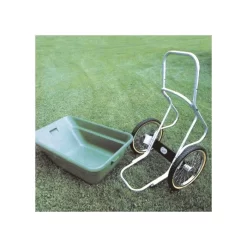 Muller's Original Smart Cart, Green 7 Cu. Ft. Tray With 20" Flat Free Spoke Wheels -Beautiful Garden 37gb ff 4