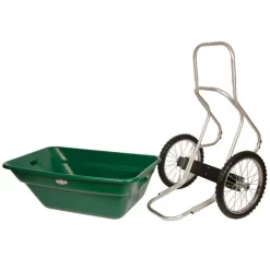 Muller's Original Smart Cart, Green 7 Cu. Ft. Tray With 20" Spoke Wheels -Beautiful Garden 37gb 3