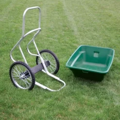 Muller's Original Smart Cart, Green 7 Cu. Ft. Tray With 20" Spoke Wheels -Beautiful Garden 37gb 7