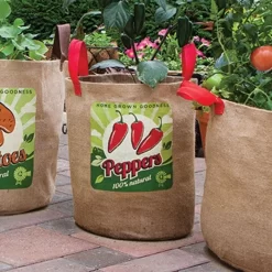 Grow Bag 10 Gal Pepper Retro Graphic -Beautiful Garden 84382 2