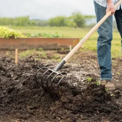 Leonard 5-Tine Forged Refuse Hook & Cultivator -Beautiful Garden ac5 3