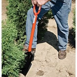 Steel Nursery Spade By A.M. Leonard, 13in Blade X 27in Length, Lifetime Warranty -Beautiful Garden am12 5