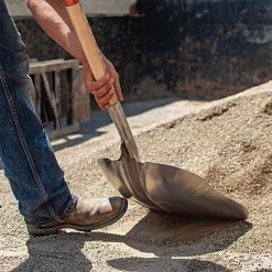 Leonard Heavy-Gauge Aluminum Scoop Shovel With 28-Inch D-Grip Handle -Beautiful Garden ama12 7 1