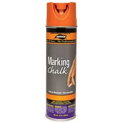 Aervoe Marking Chalk, Case Of 12 - 15oz. Cans, Orange