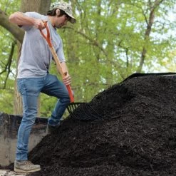 Leonard 10-Tine Forged Steel Scoop Fork With 30-Inch D-Grip Handle -Beautiful Garden amf10 17