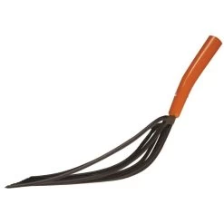 Leonard 10-Tine Forged Steel Scoop Fork With 48-Inch Straight Handle -Beautiful Garden amf10l 1 1