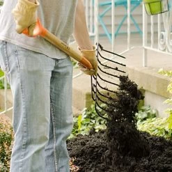 Leonard 10-Tine Ensilage Fork With Poly D-Grip -Beautiful Garden awf10 5