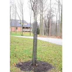 Rigid Plastic Mesh Tree Guard By A.M. Leonard, 4in Diameter X 48in Length, 5ct Bundle -Beautiful Garden bg48 2