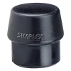 Simplex 80mm, Black, Medium/Hard, Rubber Insert