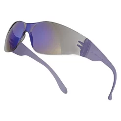 Glasses Safety Brava Blue Mirror Lens 10/Box