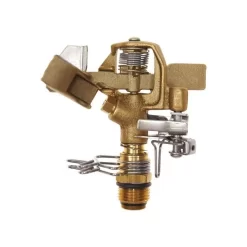 Brass Impulse Sprinkler Head, 1/2 Inch