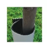 Tree Guard Corrugated Plastic Black White 48in X 12in