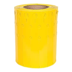 Slip 'N Lock 1-Inch X 9-Inch Thermal Transfer Labels With Loop Lock, Yellow