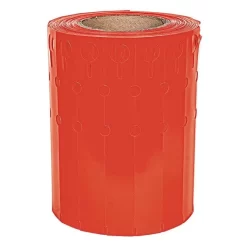 Slip 'N Lock 1-Inch X 9-Inch Thermal Transfer Labels With Loop Lock, Red