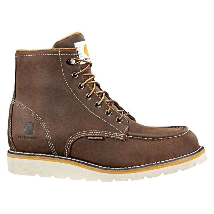 Carhartt Men's Steel Toe Wedge Boots, Brown, Size 11-1/2 4 Carhartt Men's Steel Toe Wedge Boots, Brown, Size 11-1/2 - Image 4