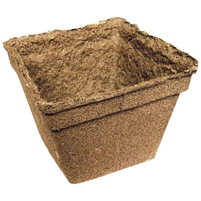CowPots #6 Square Pots, Case Of 54 1 CowPots #6 Square Pots, Case Of 54