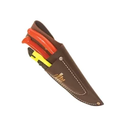 Leonard Pruner & Knife Case Leather 8in With Snap -Beautiful Garden dpb8 3