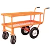Leonard 2-Foot By 4-Foot Push-Style Nursery Cart With 12-Inch Shelf