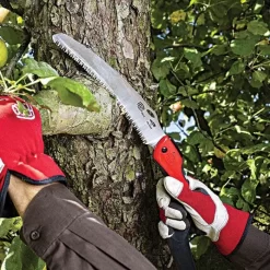 Felco Folding Saw With 9.5 Inch Blade -Beautiful Garden f604 in use
