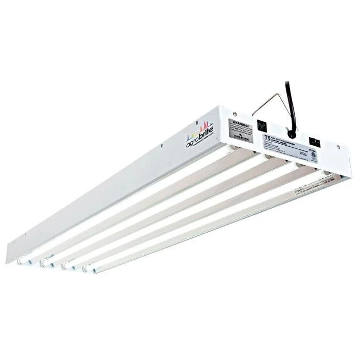 Fluorescent Grow Light T5 4 Ft Long, 4 Tube System 1 Fluorescent Grow Light T5 4 Ft Long, 4 Tube System