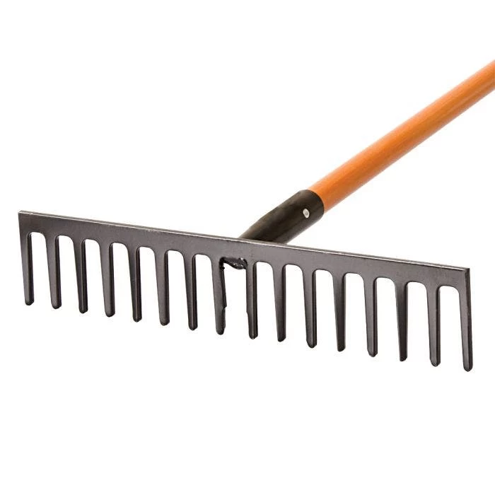 Leonard Forged Straight Rake With Tuff-Strong Handle 2 Leonard Forged Straight Rake With Tuff-Strong Handle - Image 2