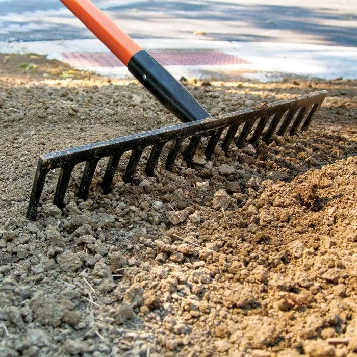 Leonard Forged Straight Rake With Tuff-Strong Handle 3 Leonard Forged Straight Rake With Tuff-Strong Handle - Image 3