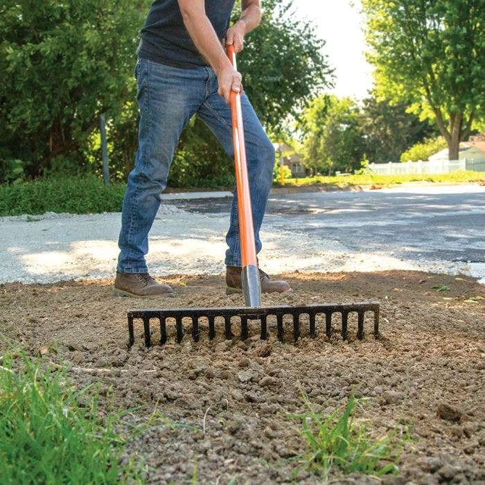 Leonard Forged Straight Rake With Tuff-Strong Handle 4 Leonard Forged Straight Rake With Tuff-Strong Handle - Image 4