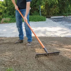 Leonard Forged Straight Rake With Tuff-Strong Handle 11 Leonard Forged Straight Rake With Tuff-Strong Handle -Beautiful Garden fs16 5