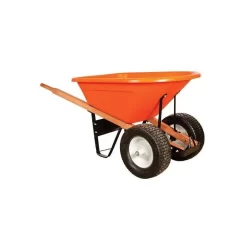 Leonard Two-Wheel Wheelbarrow Conversion Kit, Flat-Free Tires -Beautiful Garden fwbkt 2 1