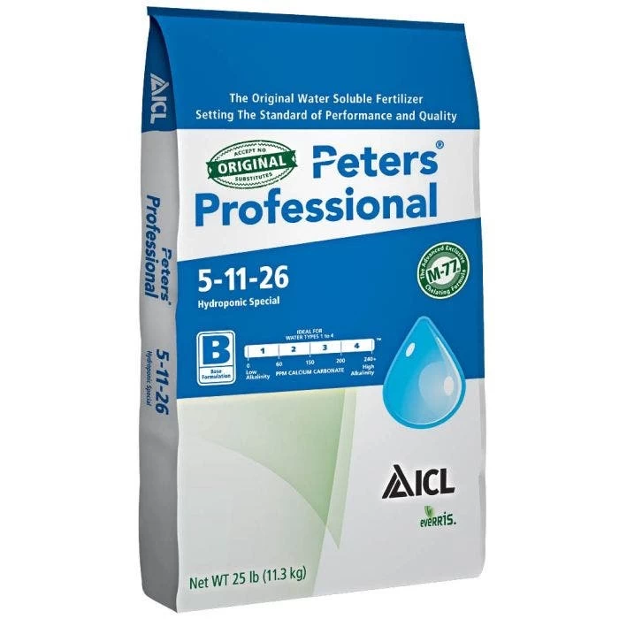 Peters Professional Hydroponic Special Fertilizer, 5-11-26 1 Peters Professional Hydroponic Special Fertilizer, 5-11-26