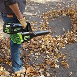 Greenworks Pro 80V Li-Ion Cordless Blower With Battery And Charger -Beautiful Garden gbl320 3
