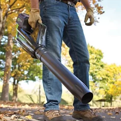 Greenworks Pro 80V Li-Ion Cordless Blower With Battery And Charger -Beautiful Garden gbl320 4