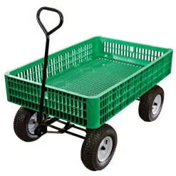 Leonard Green Utility Wagon, 30in X 46in X 7.5in Tray