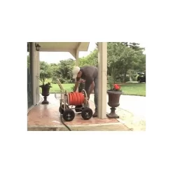 Leonard 4-Wheel Hose Reel Wagon With Pneumatic Tires -Beautiful Garden hqdefault 10 2